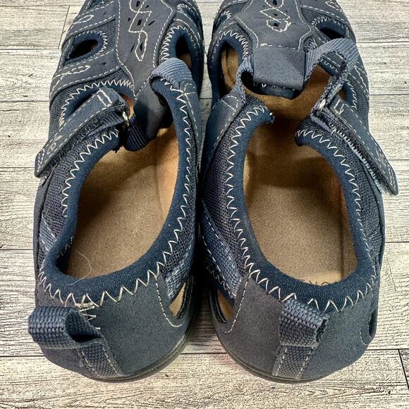 Earth Origins Shoes Womens Size 10 Navy Eliah Mary Jane Comfort Sandals Walking - Picture 13 of 15